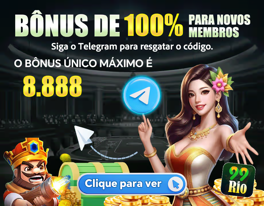 BONUS DE 100% PARA NOVOS MEMBROS Siga o Telegram para resgatar o codigo. O BONUS UNICO MAXIMO E 8.888